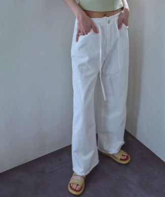 集英社HAPPY PLUS STOREmarjour（マージュール）/FRINGE DESIGN PANTS