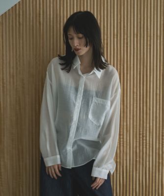 集英社HAPPY PLUS STOREmarjour（マージュール）/SHEER SHIRTS