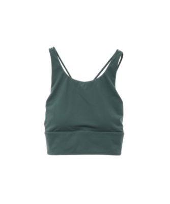 Julier (定番)YOGA FITショートトップス／パット付き レディース Julier(ジュリエ)の【定番】YOGA FITショートトップス／パット付