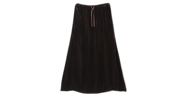 AMOMENTO(アモーメント)のVELVET DRAWSTRING LONG SKIRT通販 