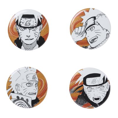 NARUTO-ナルト- 『NARUTO－ナルト－』缶バッジ4個セット EMOTIONS うずまきナルト BD4