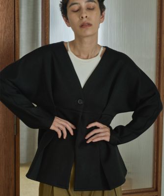 集英社HAPPY PLUS STOREmarjour（マージュール）/BONDING TUCK JACKET