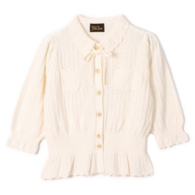 Pale Jute(ペール ジュート)のClassical lace knit cardigan II通販 eclat  premium（エクラプレミアム）