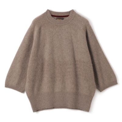 Pale Jute(ペール ジュート)のFeathery Half Sleeve knit通販 eclat premium（エクラプレミアム）