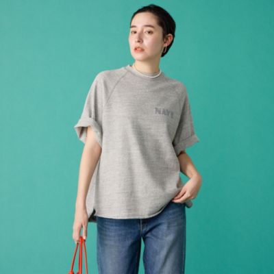 REMI RELIEF(レミ レリーフ)のSP加工8／－天竺ラグランT（NAVY