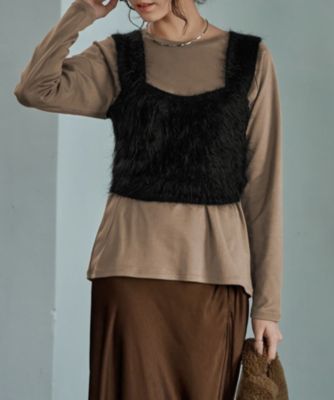 VERMEIL par iena イエナ チュール ビスチェ フリル ベスト VERMEIL par iena（ヴェルメイユパーイエナ）の「《追加》チュール