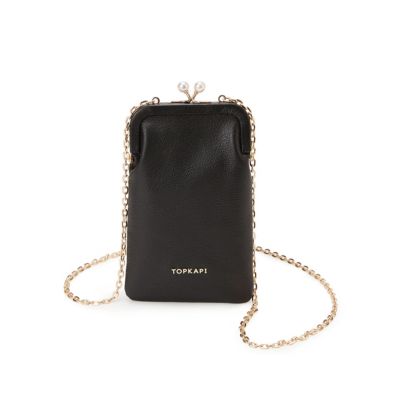 TOPKAPI(トプカピ)の【TOPKAPI】シュリンクレザー パール チェーン