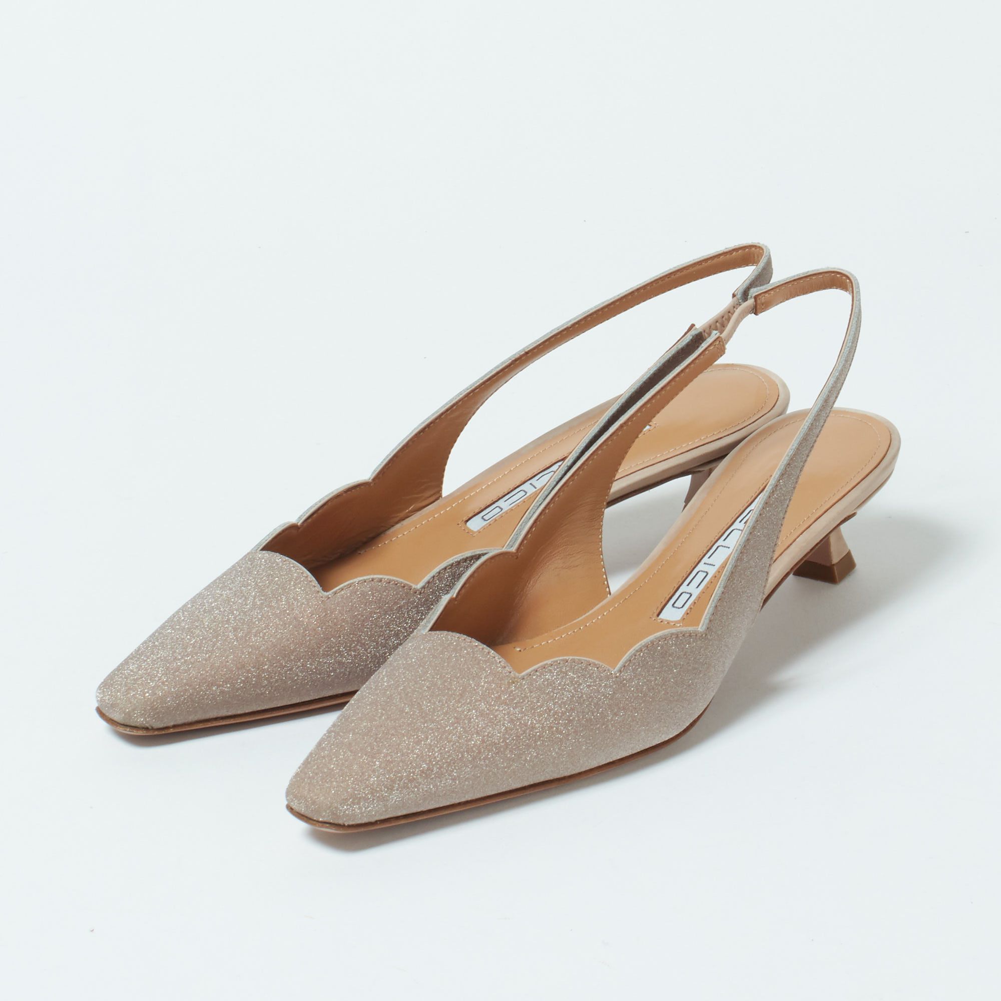 PELLICO×eclat(ペリーコ×エクラ)/【別注】20周年記念グリッターパンプス