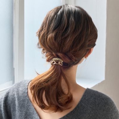 集英社HAPPY PLUS STOREPhoebe（フィービィー）/2wayツイストメタルヘアブレス　ホワイト