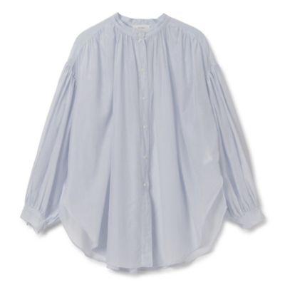 enrica(エンリカ)のコットンシルクギャザーブラウス通販