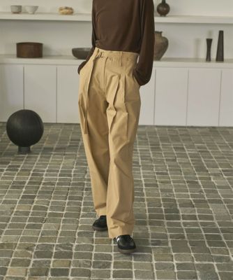 集英社HAPPY PLUS STOREmarjour（マージュール）/BELT TUCK PANTS