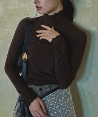 大好評のシアータートルニットリニューアル。　SHEER TURTLE KNIT（24AW）