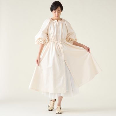 VERMEIL par iena タフタZIPギャザーコクーンコート VERMEIL par iena タフタ ZIP ギャザーコクーンコート