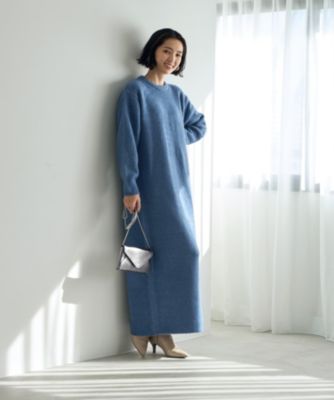 集英社HAPPY PLUS STORESTYLE DELI（スタイルデリ）/ヤク風クルーネックワンピースB