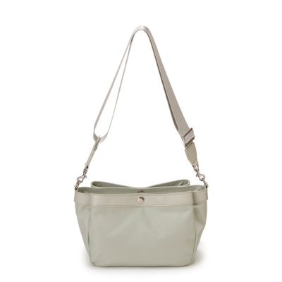 TOPKAPI 【Breath TOPKAPI】防水ナイロン レザーコンビ ショルダーバッグ