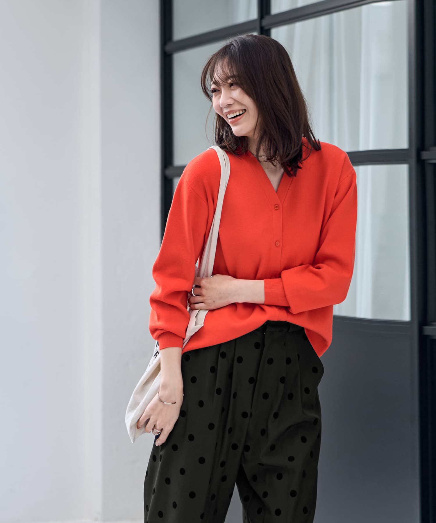 STYLE DELI(スタイルデリ)/しっとりもっちりVネックカーディガン