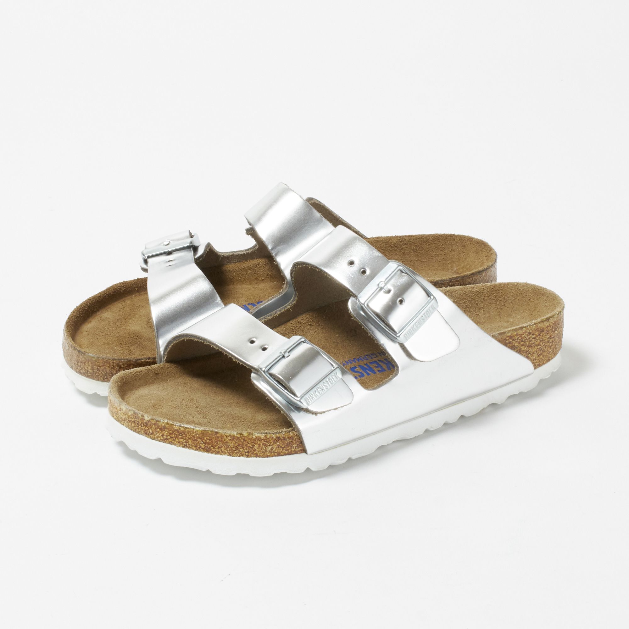 BIRKENSTOCK(ビルケンシュトック)/Arizona SFB LENA Metallic Silver NARROW
