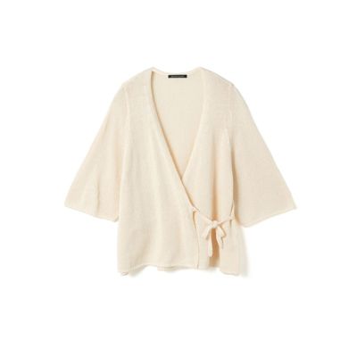 mizuiro ind / ミズイロインド mizuiro ind テープヤーンラップカーディガン mizuiro ind｜テープヤーンラップカーディガン - MARcourt