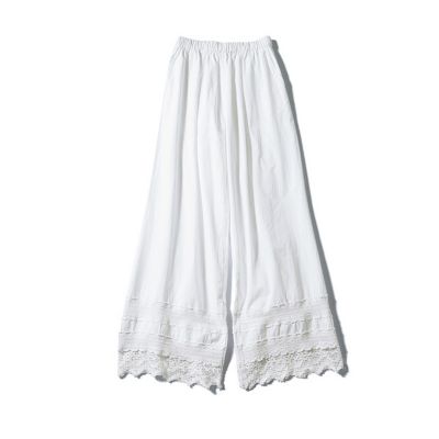 12closet(トゥエルブクローゼット)の【洗える】裾レースパンツ