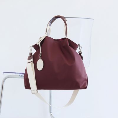TOPKAPI ストライプハンドル ナイロン2wayトートバッグ A4対応 TOPKAPI(トプカピ)の【TREASURE TOPKAPI】ストライプハンドル