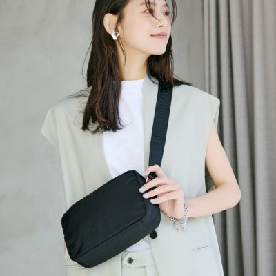 集英社HAPPY PLUS STORETOPKAPI（トプカピ）/【Breath TOPKAPI】Freely フリーリー ナイロン ロゴテープ  スクエア ショルダーバッグ