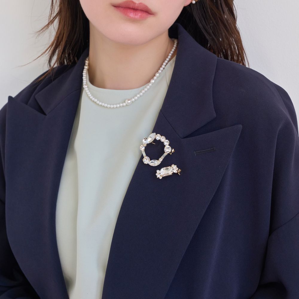 Phoebe(フィービィー)/2setゴージャスビジューブローチ