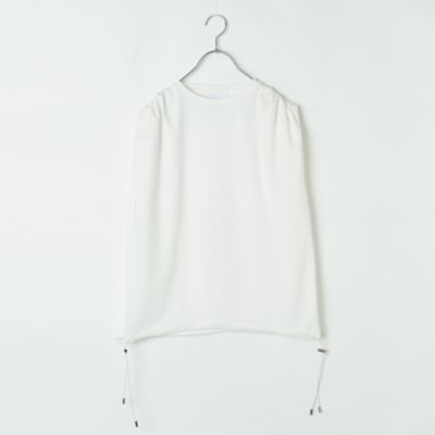 集英社HAPPY PLUS STORESLOANE（スローン）/【LEE別注】【洗える】【抗菌防臭】オーガニックコットン ショルダーギャザートップ