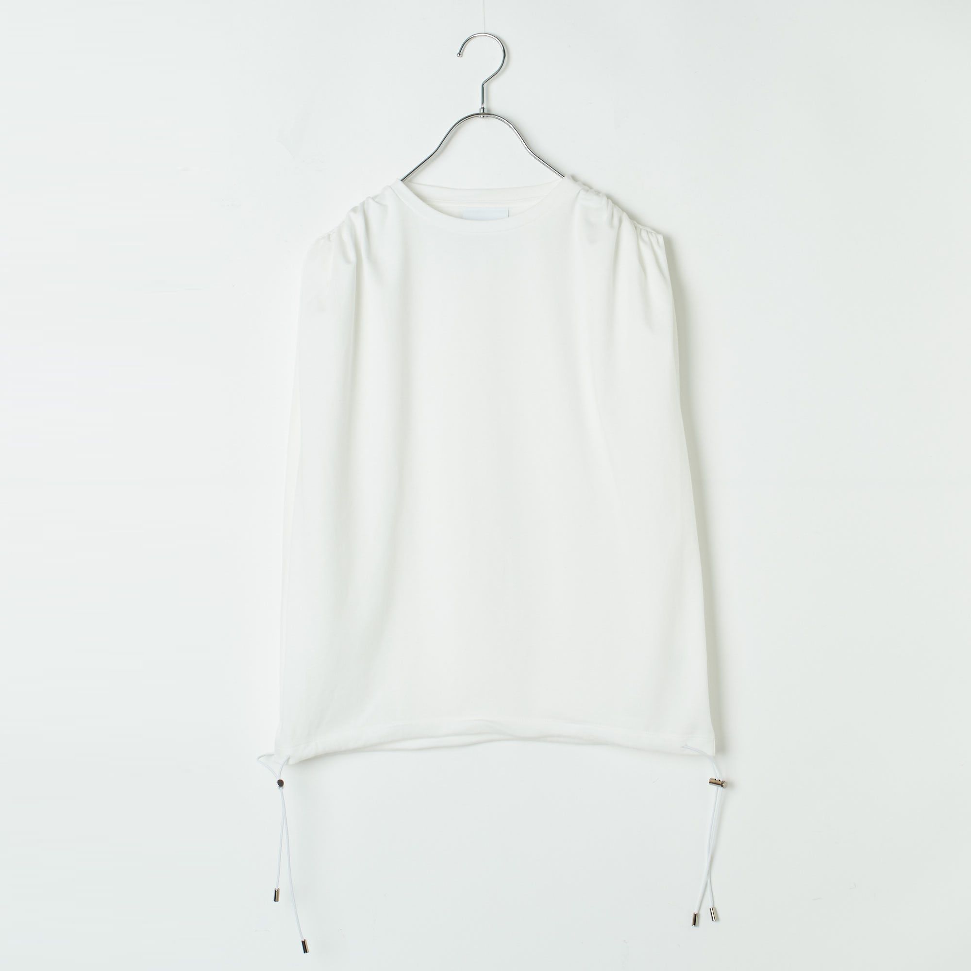 SLOANE(スローン)/【LEE別注】【洗える】【抗菌防臭】オーガニックコットン ショルダーギャザートップ