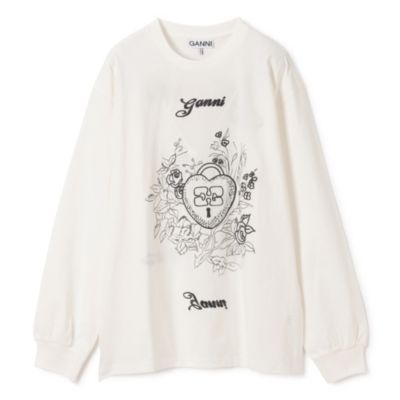 集英社HAPPY PLUS STOREGANNI（ガニー）/Re－cut Heavy Jersey Charm Long Sleeve T－shirt