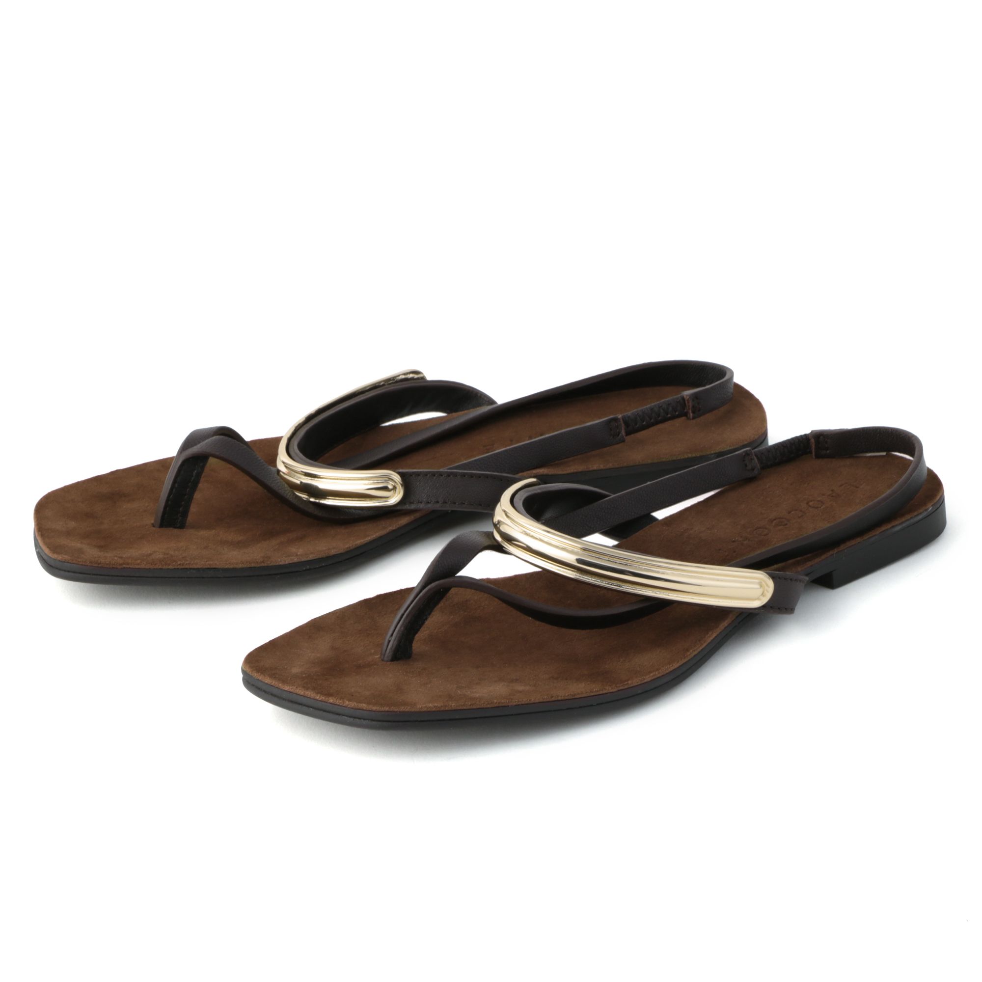 LAOCOONTE(ラオコンテ)/ゴムストラップトングサンダル