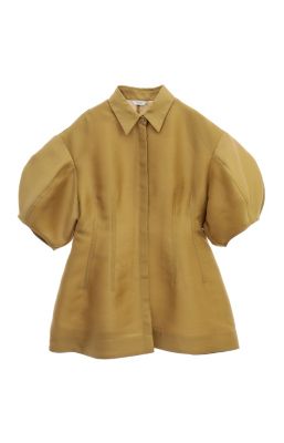 豊富な商品から CLANE(クラネ)のWAIST SHAPE PAFF SLEEVE TOPS通販 | LEEマルシェ シャツ/ブラウス(半袖/袖なし)