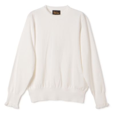 Pale Jute ペールジュート dots knit Po ドットフリルニット Pale Jute ペールジュート dots knit Po ドットフリルニット