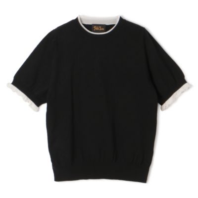 Pale Jute(ペール ジュート)のdots knit half sleeve PO通販