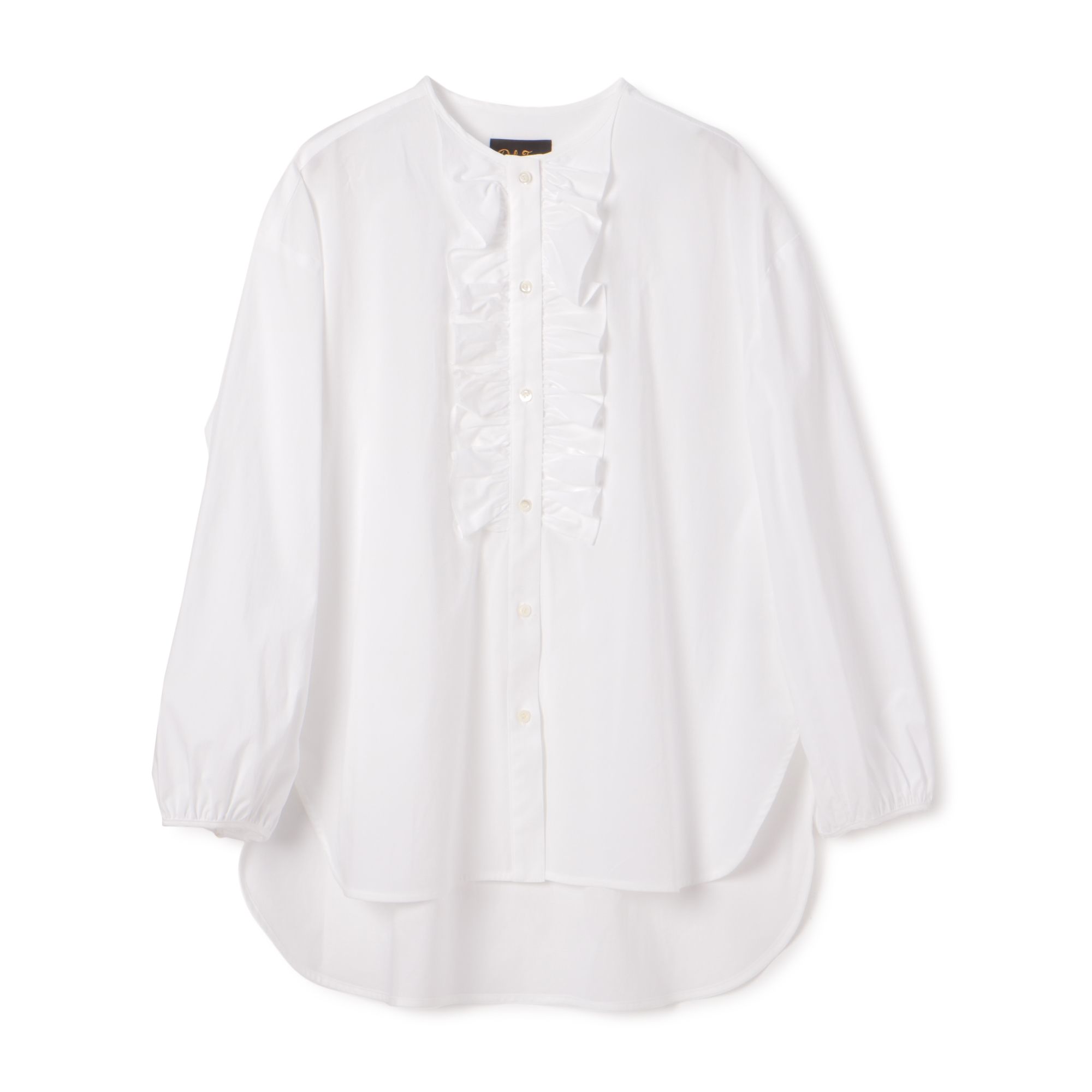 Pale Jute(ペール ジュート)/Front frill shirt