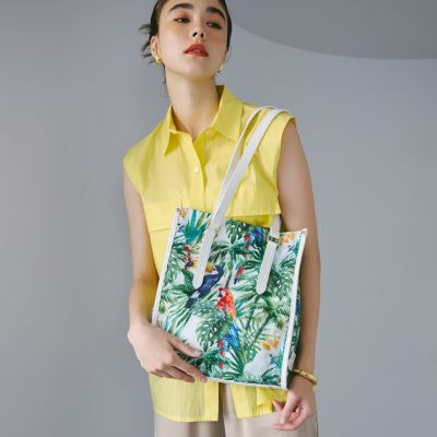 TOPKAPI 【TREASURE TOPKAPI】メッシュ ダブルプリント A4 トートバッグ
