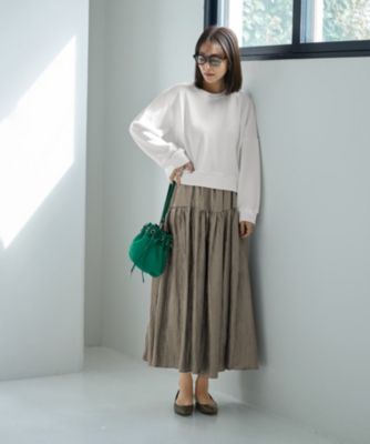 集英社HAPPY PLUS STORESTYLE DELI（スタイルデリ）/シャイニー切替ギャザースカート