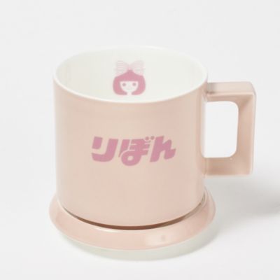 ニュアンスピンクと可愛いロゴがティータイムをハッピーに！　【LEE別注】りぼん70周年 マグカップ＆プレート