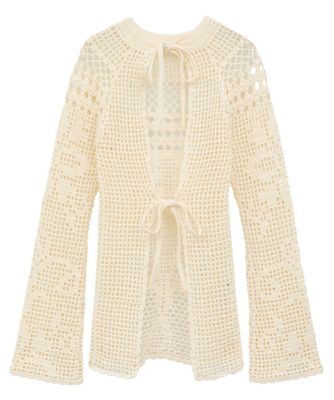 CLANE(クラネ)のBACK OPEN CROCHET KNIT TOPS通販 | mirabella