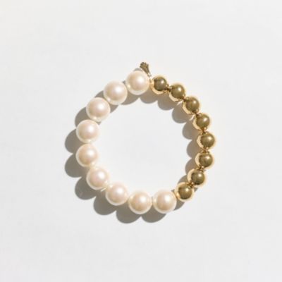 Phoebe(フィービィー)のメタルボールゴムブレスレット ゴールド