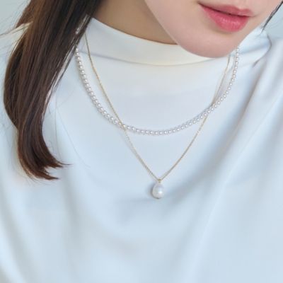 集英社HAPPY PLUS STOREPhoebe（フィービィー）/クラシカルパール2連ネックレス