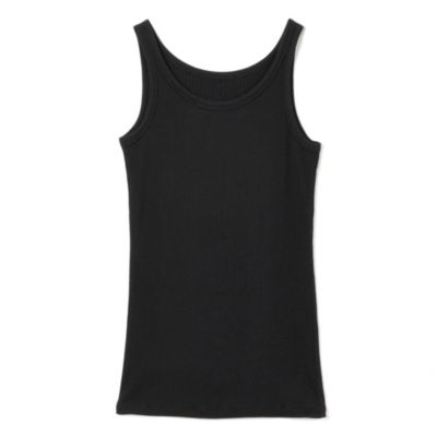 メタリックロゴ タンクトップ ブラック Tシャツ 袖なし hr9664 タンクトップ