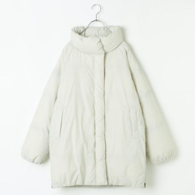 さらなる暖かさと快適さを目指した、スタイリスト福田麻琴さんのコラボダウン！　【福田麻琴さんコラボ】【LEE別注】【洗える】ミドル丈 すっきりダウンコート