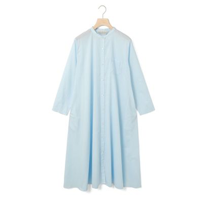 【美品】ミミグラント　シャツワンピースＬ ミミグラントケイト ロング丈シャツワンピース mimi Grant