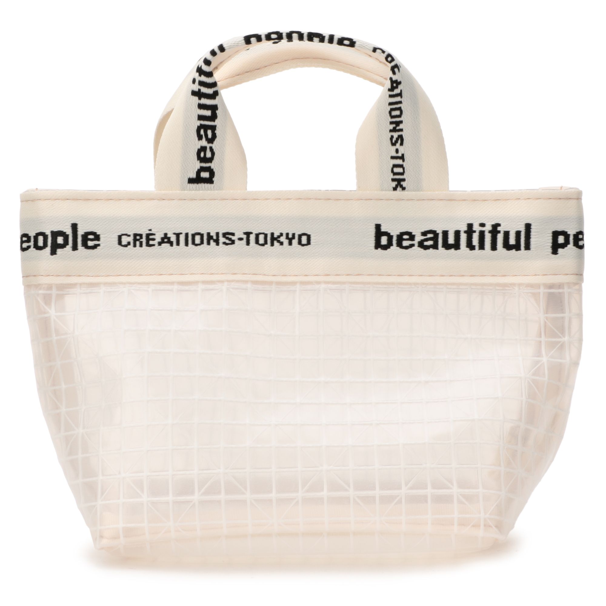 beautiful people(ビューティフルピープル)/plaid vinyl logo poach