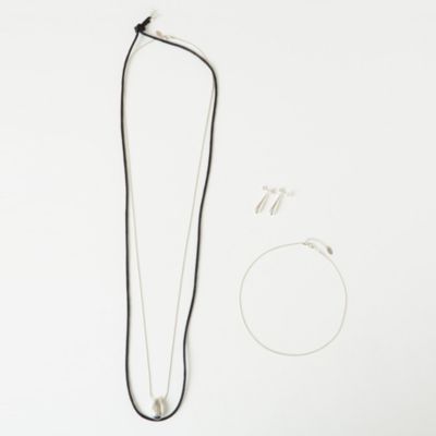 数量限定4000円OFF】シルバー3点セットアップグリッターチェーン
