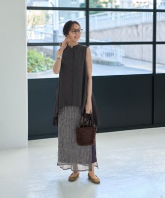 集英社HAPPY PLUS STORESTYLE DELI（スタイルデリ）/【LUXE】キラキラシアーとリブ生地のスカートセット