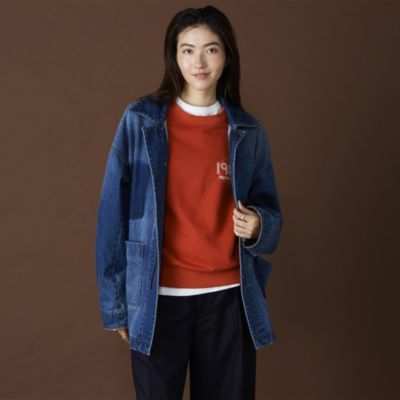 HANA NAOKO着 サイドレースベロアトラックジャケット 大草 直子