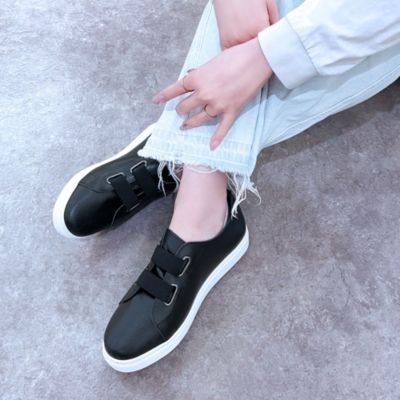 集英社HAPPY PLUS STOREenchanted（エンチャンテッド）/【APOM】本革アンライニングエラスティックスニーカー