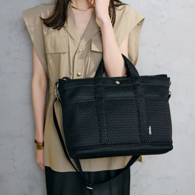集英社HAPPY PLUS STORETOPKAPI（トプカピ）/【Breath TOPKAPI】ポリメッシュ ショルダー付き A4 トートバッグ