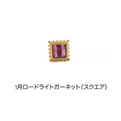 【La Soeur】K10ケシパール➕天然石片耳ピアス La Soeur】K10ケシパール➕天然石片耳ピアス